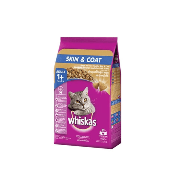 WHISKAS Pocket Skin & Coat 1.1kg