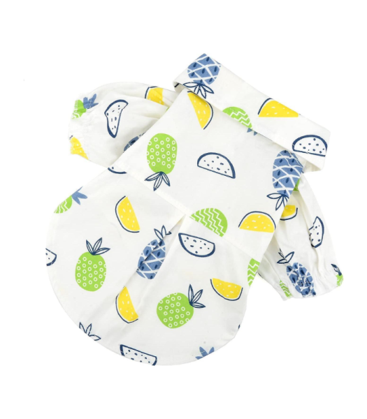 PET-iDO Pet Shirt - Pineapple Blouse for Small Dogs & Cats