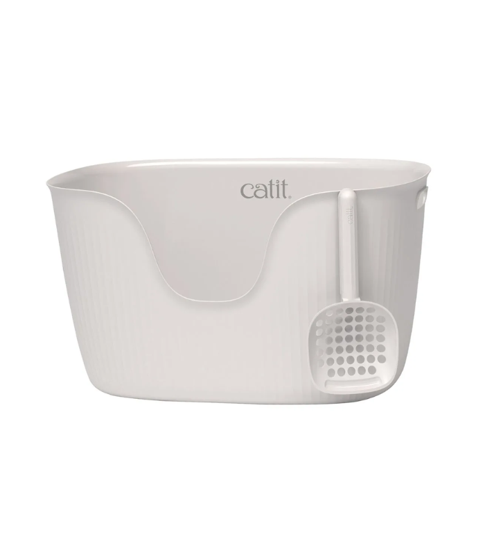 CATIT LOO White Litter Box With Scoop (59x39x34cm) - Image 1
