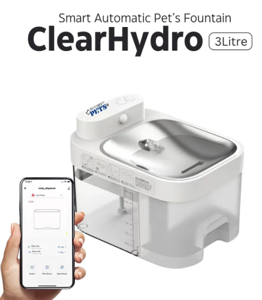 SMART PETS Clearhydro Pet Water Fountain (3L)