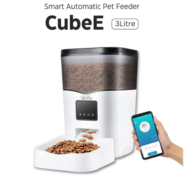 SMART PETS Cubee Smart Automatic Pet Feeder 3L (WIFI Ver)