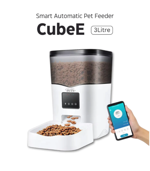 SMART PETS Cubee Smart Automatic Pet Feeder 3L (WIFI Ver)
