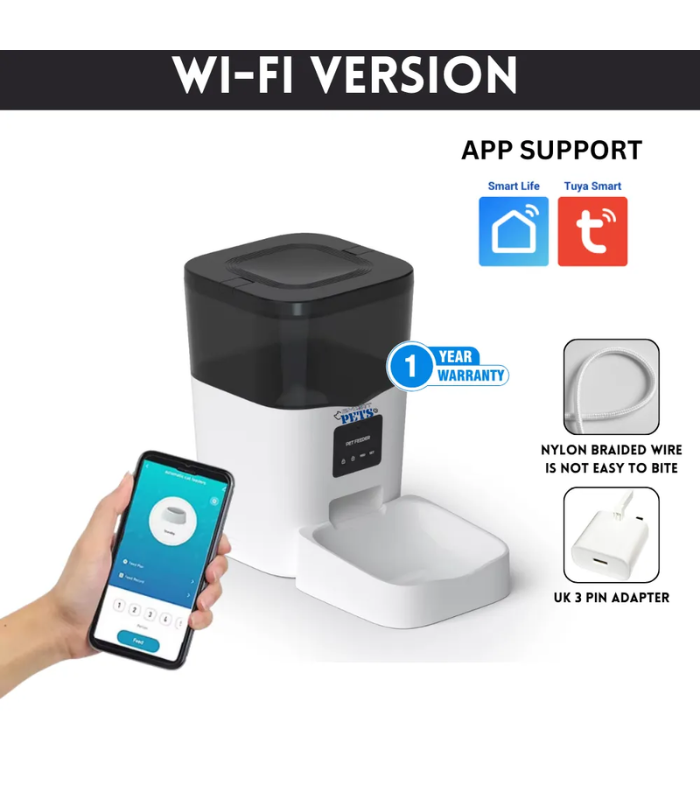 SMART PETS Cubee Smart Automatic Pet Feeder 3L (WIFI Ver) - Image 6