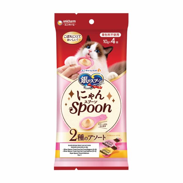 UNI-CHARM Silver Nyan Tuna & Salmon 10Gx4