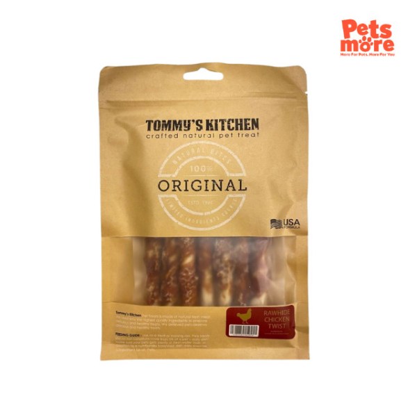 TOMMY'S KITCHEN Rawhide With Chicken Twist 400g