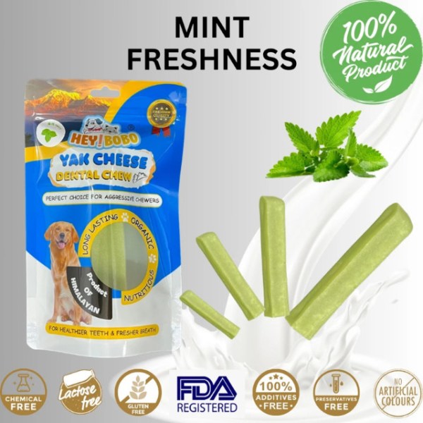 HEY!BOBO Yak Cheese Chew Mint -M