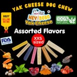 HEY!BOBO Yak Cheese Chew 8-Assorted Flavors -XXS