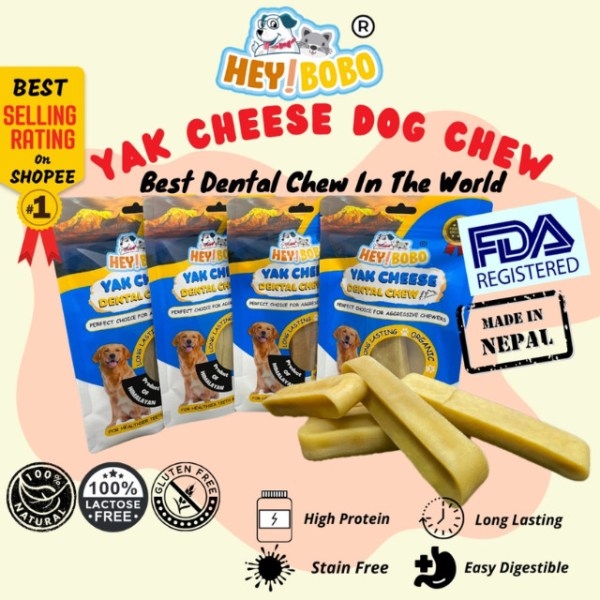 HEY!BOBO Yak Cheese Chew Original -S