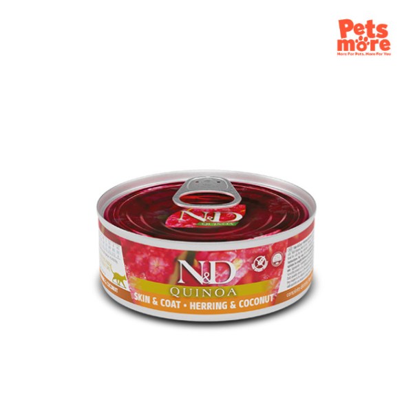 FARMINA N&D Quinoa Herring & Coconut Wet 80G