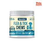 NANOVET Chews Flea & Tick Bites - 120chew