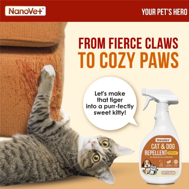 NANOVET Cat and Dog Repellent 500ml - Image 3