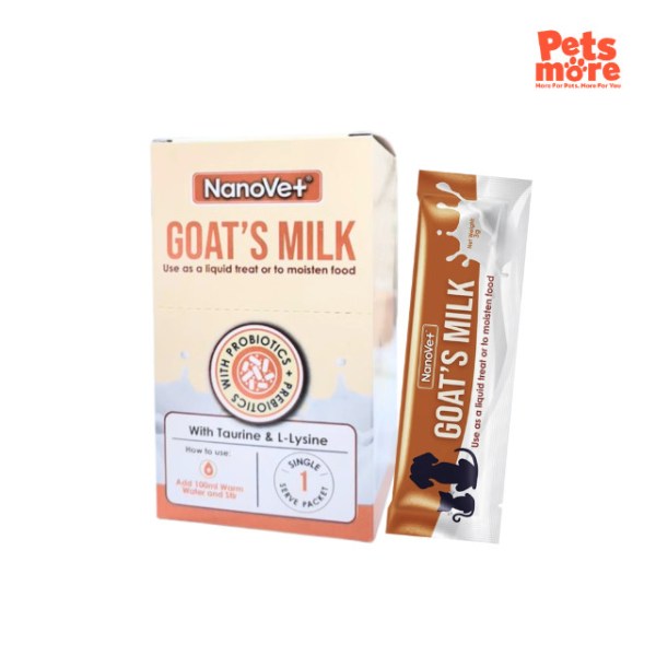 NANOVET Goat Milk Powder 3g x 20Sachet