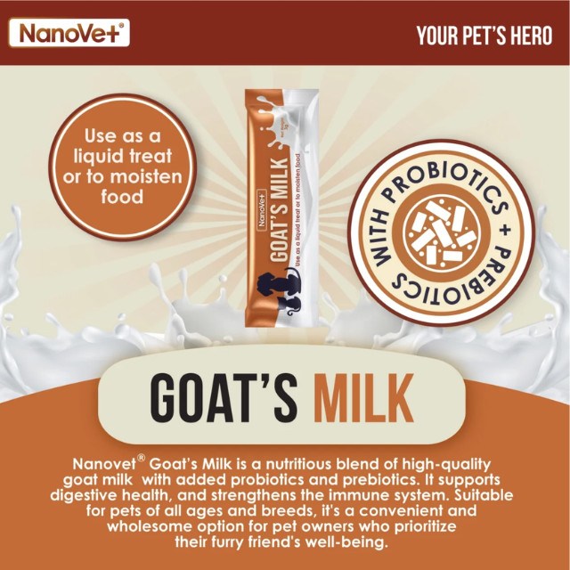 NANOVET Goat Milk Powder 3g x 20Sachet - Image 2