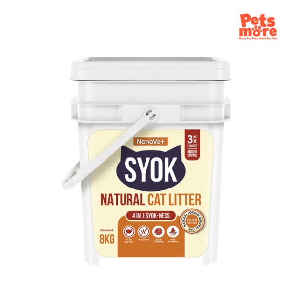 NANOVET Syok Natural Cat Litter 8kg