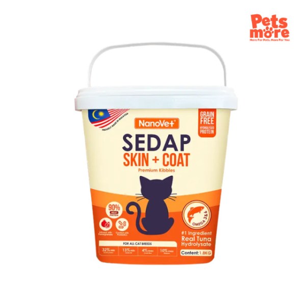 NANOVET Sedap Skin + Coat Kibbles 1.8KG