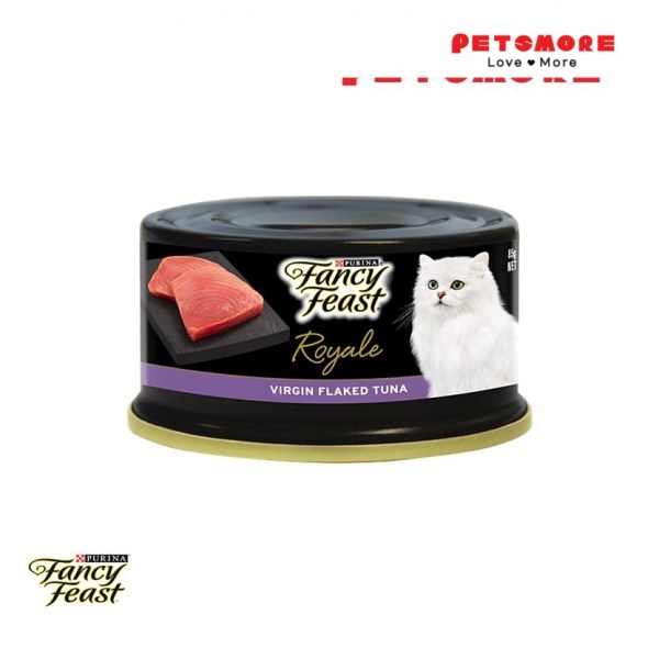 Fancy Feast Royale Virgin Flaked Tuna /Pet Food/Cat Food/Cat Wet Food (24 in carton/85g)