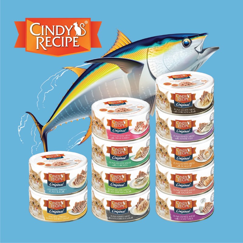 Cindy's Recipe Original Cat Wet Food - Tuna White Meat (80g) - Image 3