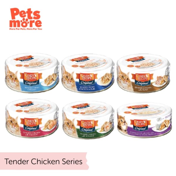 Cindy's Recipe Orignals Cat Wet Food - Chicken Series (70g / 80g)