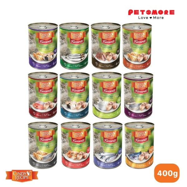 Cindy's Recipe Favourite Wild-Caught Cat Wet Food (400g)