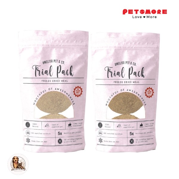 AMELISA Rawly Meat Pie Trial Pack 2pcs / Dog Food / Cat Food / Makanan Kucing