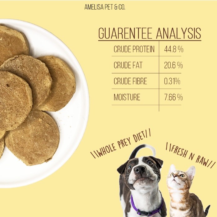 AMELISA Rawly Meat Pie Trial Pack 2pcs / Dog Food / Cat Food / Makanan Kucing - Image 5