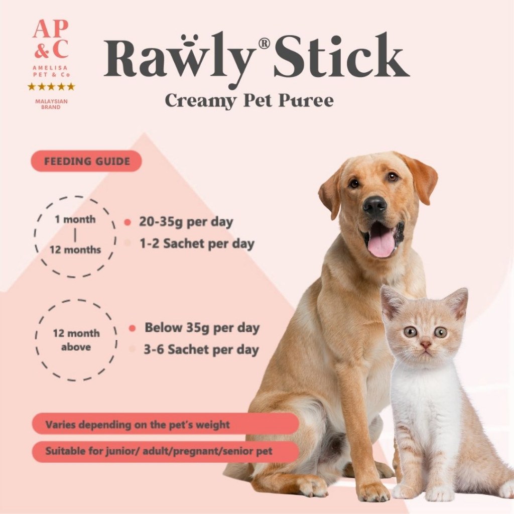 Amelisa Pet & Co. Rawly Stick Pet Puree 16g (25 Stick/Box) - Image 6