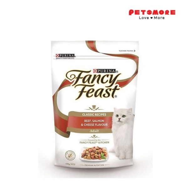 Fancy Feast Dry Beef, Salmon & Cheese Flavour 450g