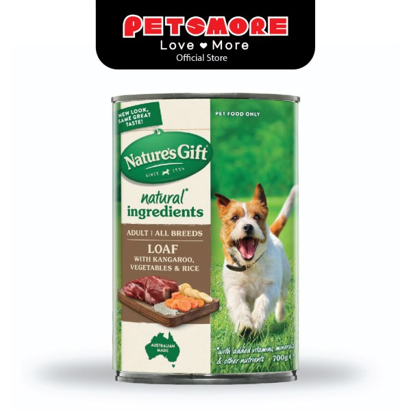 Nature's Gift Kangaroo Vegetables & Rice Dog Wet Food (700g)