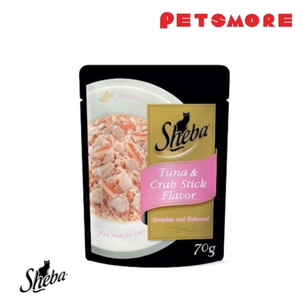 SHEBA Pouch (Tuna & Crab stick) 70g