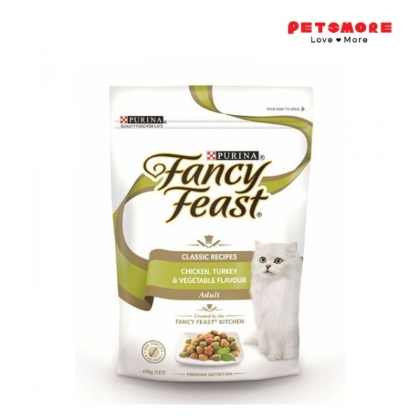Fancy Feast Dry Chicken, Turkey & Vegetable Flavour 450g
