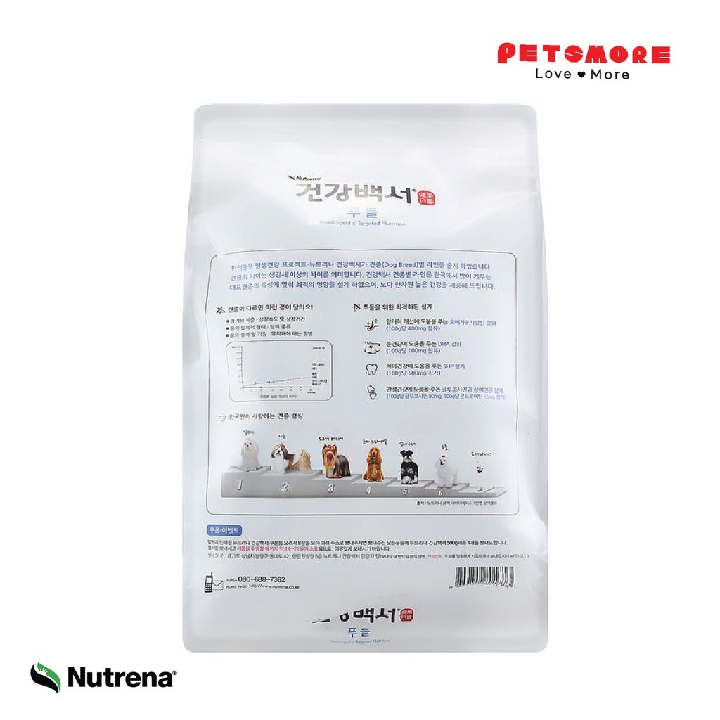 Nutrena Healthpedia Poodle Salmon Pet Food/Dog Dry Food (2kg) - Image 3