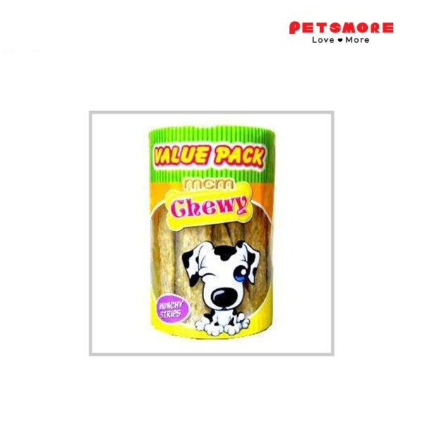 MCM Chewy Munchy Strips 5" 50 pcs Dog Dental Treats