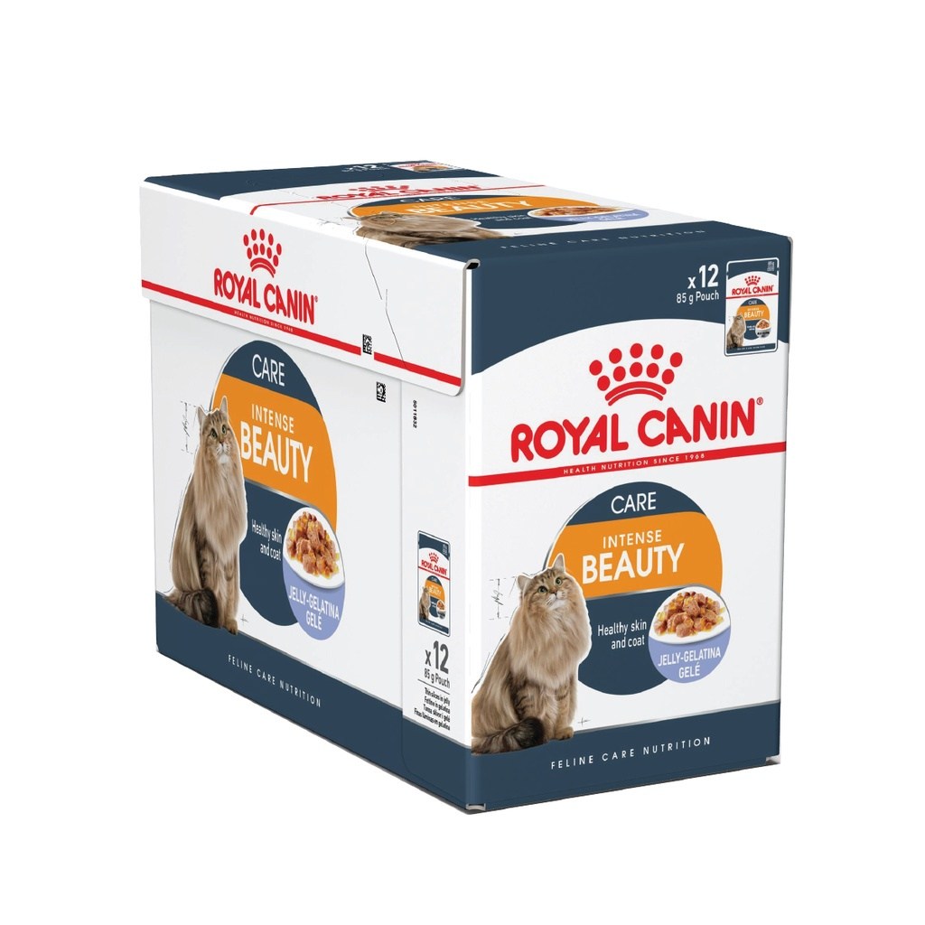 ROYAL CANIN Intense Beauty Adult Gravy (85g x 12 pouches) Wet Cat Food Makanan Kucing - Feline Care Nutrition - Image 6