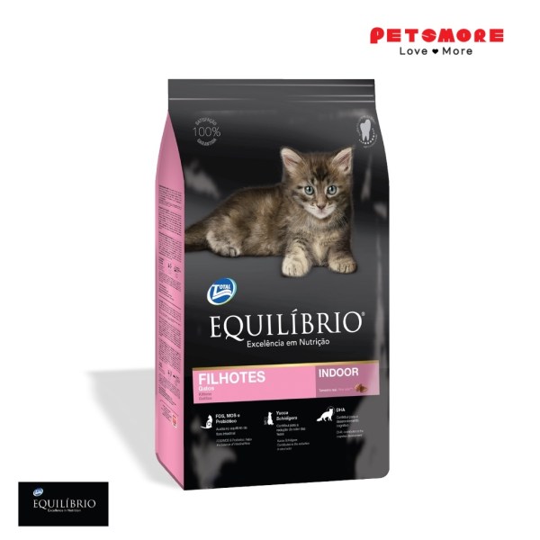 EQUILIBRIO Kitten (Indoor) 35/20 1.5kg / Cat Food / Makanan Kucing