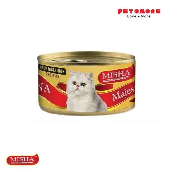 MISHA Wet Canned Cat Food 85g (Tuna) / Makanan Kucing