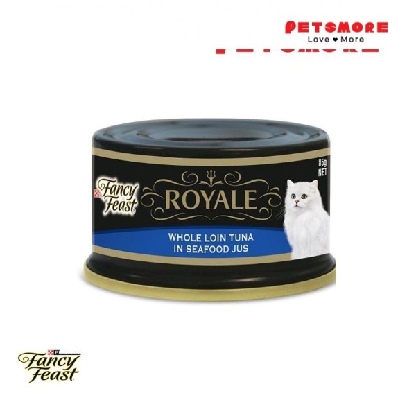 Fancy Feast Royale Whole Loin Tuna in Seafood 85g (24 in a pack) / Cat Food / Cat Wet Food / Makanan Kucing