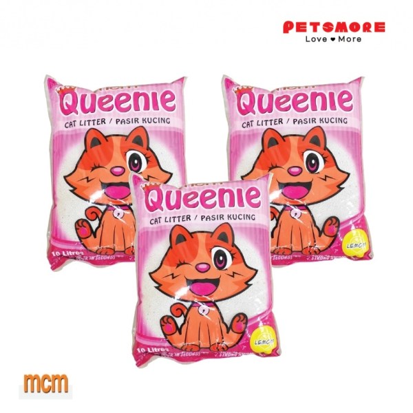 MCM Queenie Cat Litter - Lemon (10L) [Value 3 Pack] / Pasir Kucing