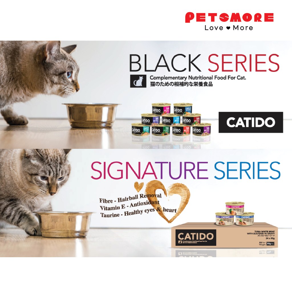 CATIDO Tuna Mousse with Goat Milk 80g Cat Wet Food Makanan Kucing - Image 4