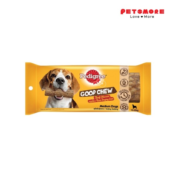 PEDIGREE Good Chew in Beef Flavor 83g Dog Treats for Medium Dogs