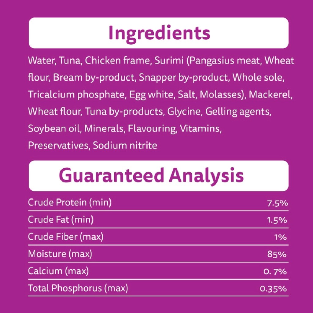 WHISKAS Pouch Cat Wet Food Adult Tuna & White Fish 80g x 24 [Carton Pack] EXPIRED: FEB 2024 / Makanan Kucing - Image 3