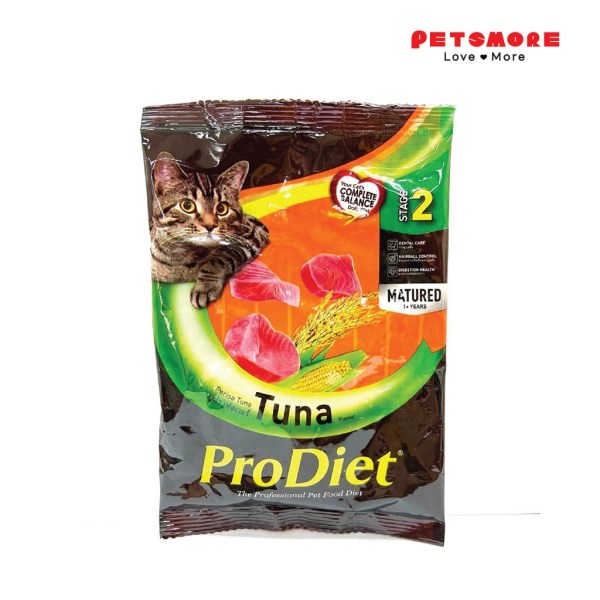 PRODIET Tuna [Topping with Air Dried Apple 60g / Makanan Kucing