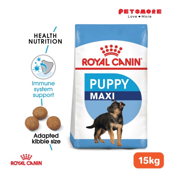 Royal Canin Maxi Puppy (15kg) Dry Dog Food Makanan Anjing - Size Health Nutrition