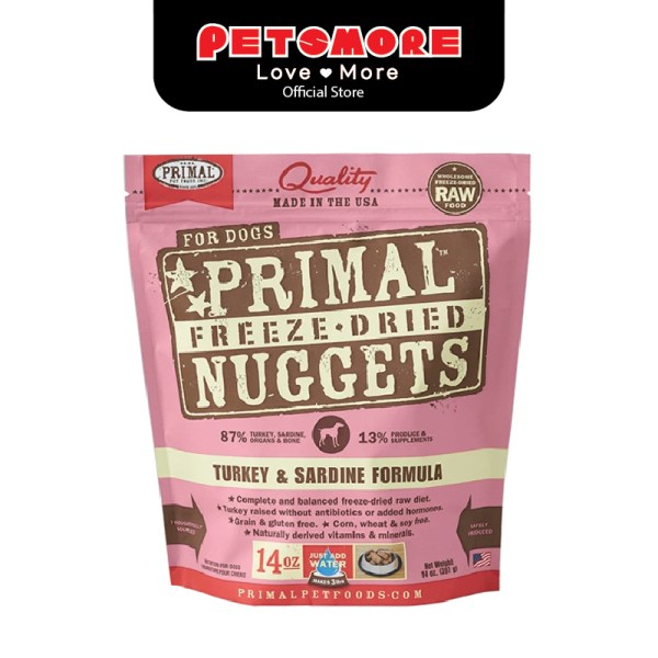 PRIMAL Freeze Dried - Turkey Sardine 397g (14oz) Dog Dry Food