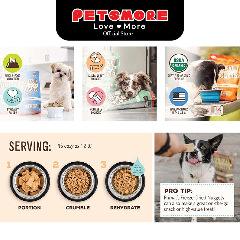 PRIMAL Freeze Dried - Turkey Sardine 397g (14oz) Dog Dry Food - Image 4
