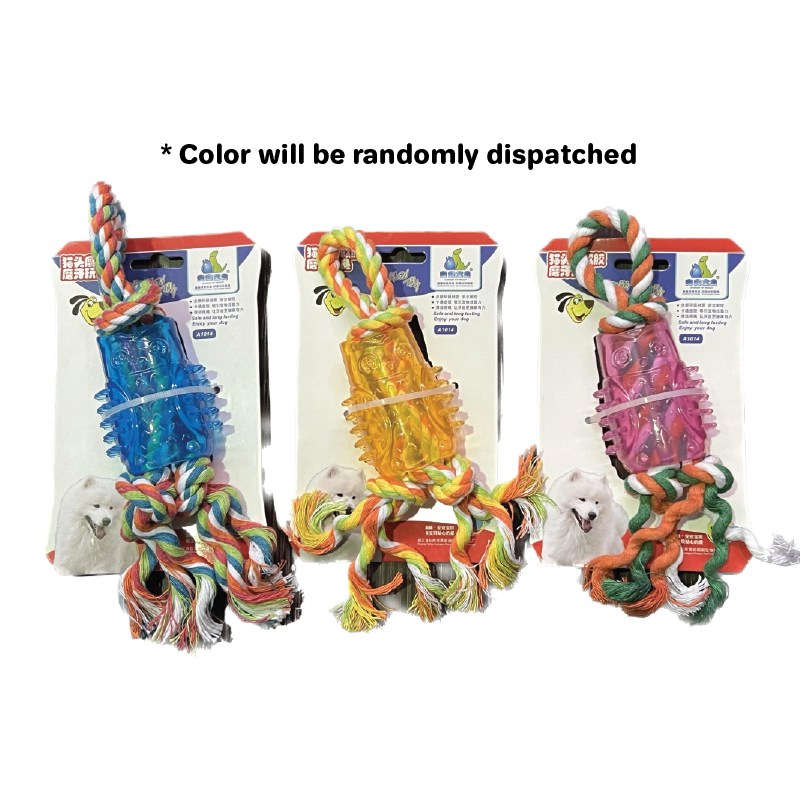 TOPSY Dog Chew Toy with Rope - Owl (A1014) - Image 3