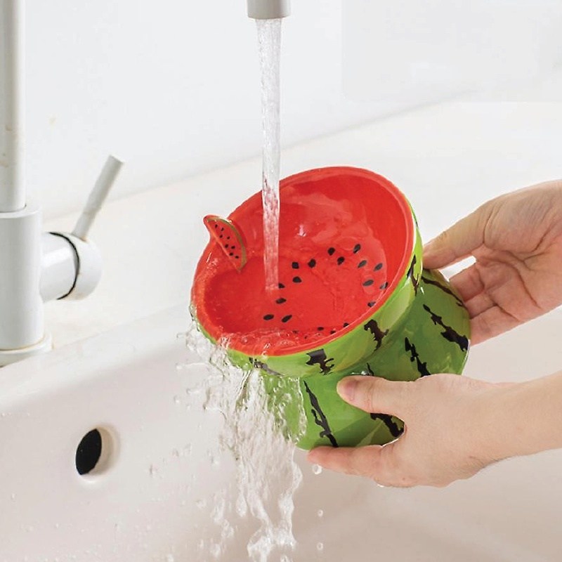PET-iDO Anti-Vomiting Ceramic Cat Bowl - Watermelon (13cm) - Image 3