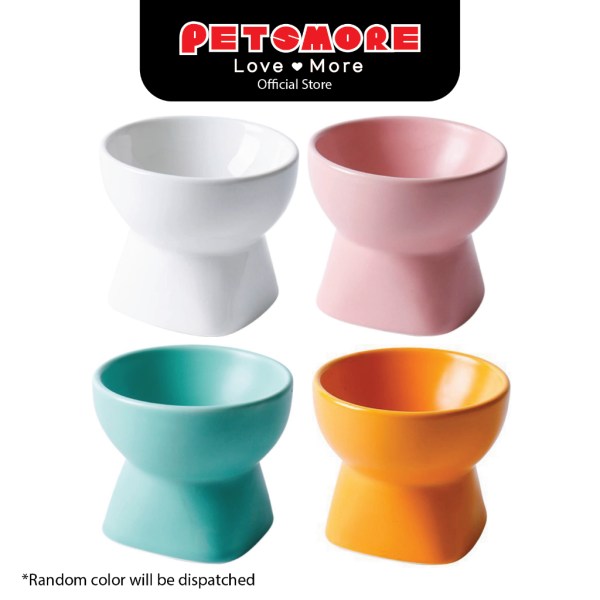 PET-iDO Ceramic Cat Bowl - Random Color (13cm)