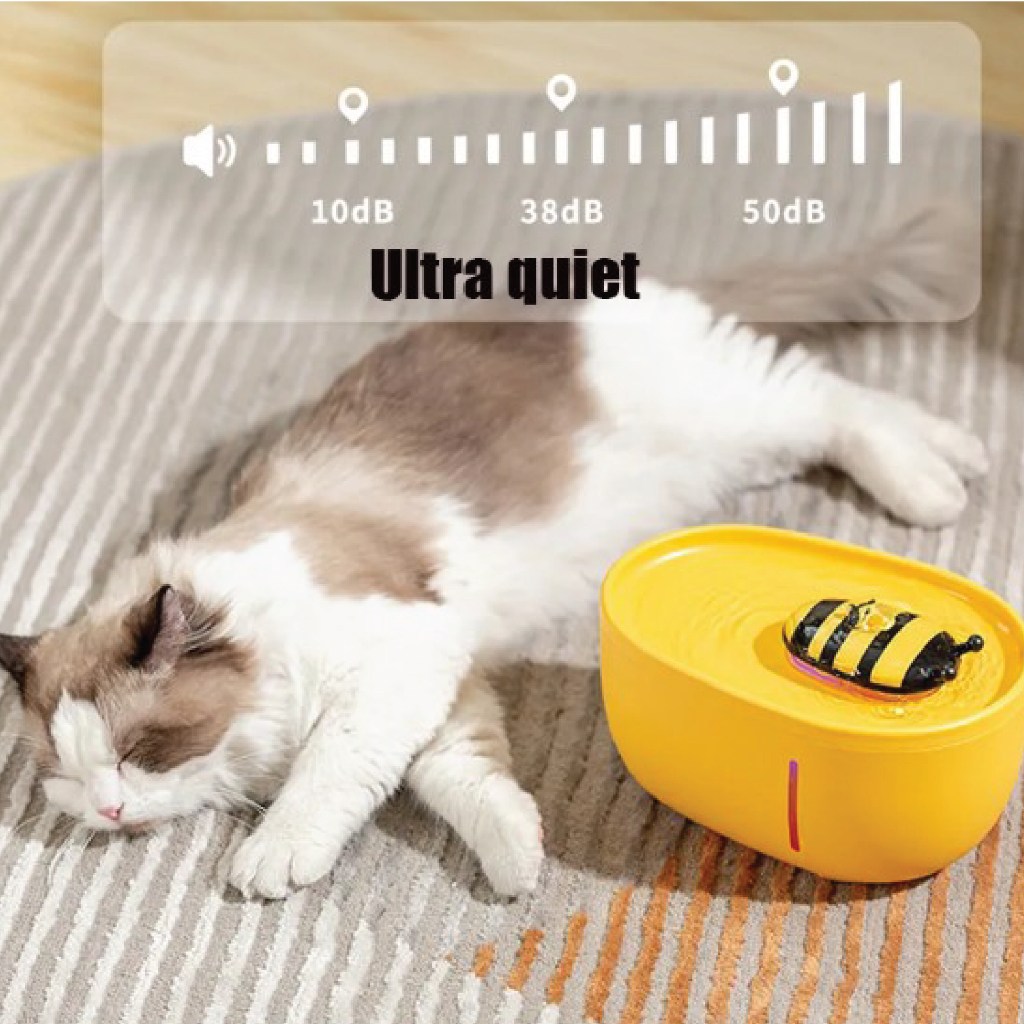 Petido Automatic Water Fountain for Cat - Bee (2.5L) - Image 5