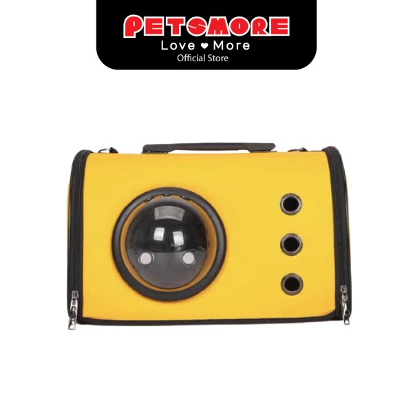 Petido Pet PU Shoulder Space Carrier Bag - Yellow