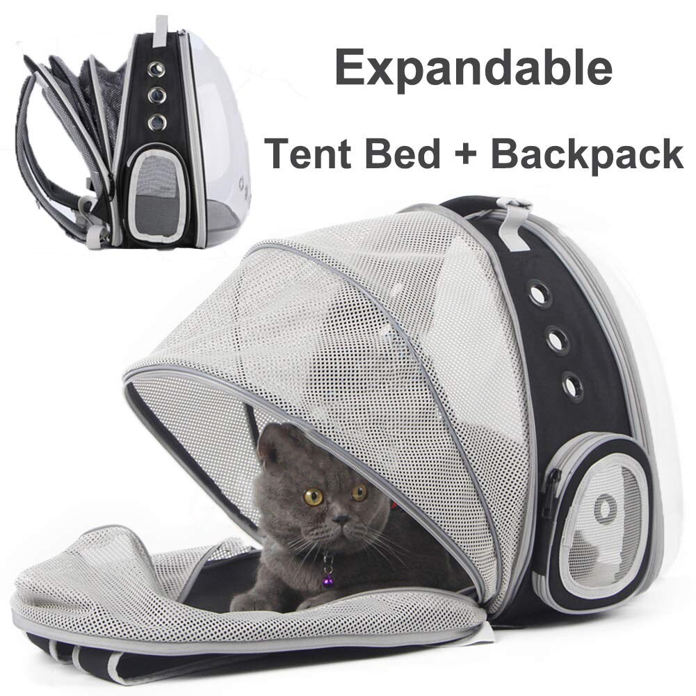 PET-iDO Pet Backpack Expandable Shoulder Space - Random Color - Image 2